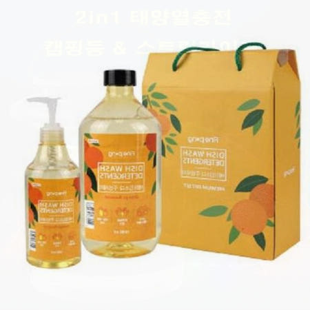 주방세제 설거지 세정제 주방용품 과일향 무자극 세척 용기