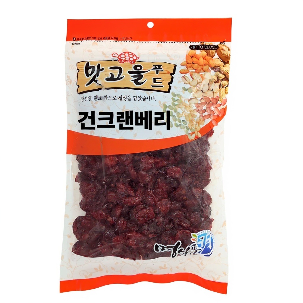 명식품본사 건크랜베리 대포장 건과일 크렌 가정용 업소용 식당식자재 도매가 1kg, 1개 - 상품 이미지