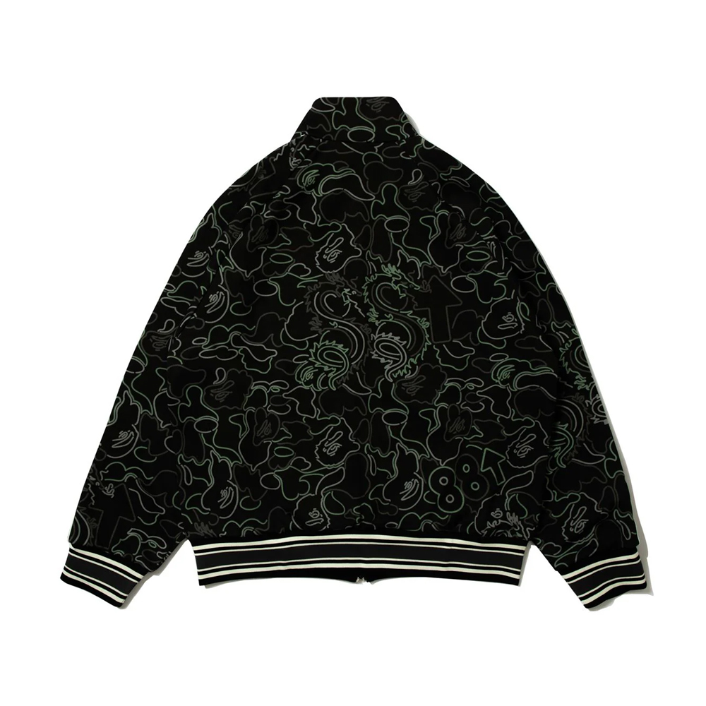 베이프 X 88RISIN 자켓 GLOW IN THE DARK CAMO TRACK JACKET 1L23-115-911 - 상세 이미지 2