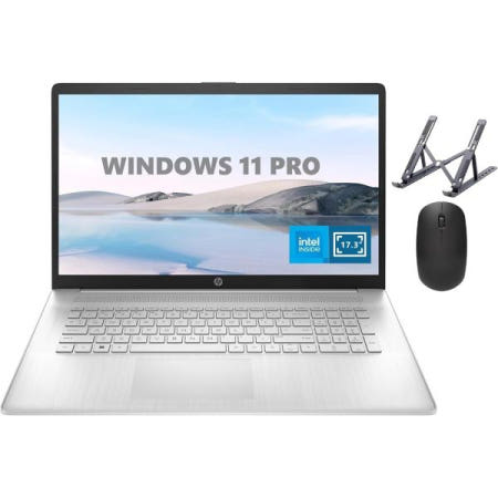 [해외]HP 17 노트북, 17.3인치 HD+, 인텔 쿼드 코어 i3-1125G4 프로세서, 16GB RAM, 512GB SSD, 윈도우 11 프로,  8GB RAM | 256GB