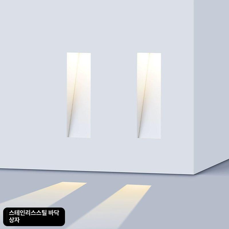 LED 센서등 호텔 조명 현관 램프 다운라이트 매입등 정사각형-레이더 감지형-따뜻한 빛 - 상세 이미지 2