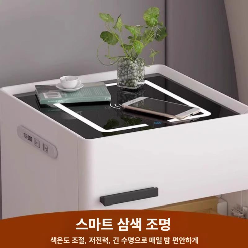 서랍금고 귀중품 보관함 문서 현금 도난방지 소형 캐비닛 A / 화이트 / 기본형 완제품 40x40x50cm - 상세 이미지 2