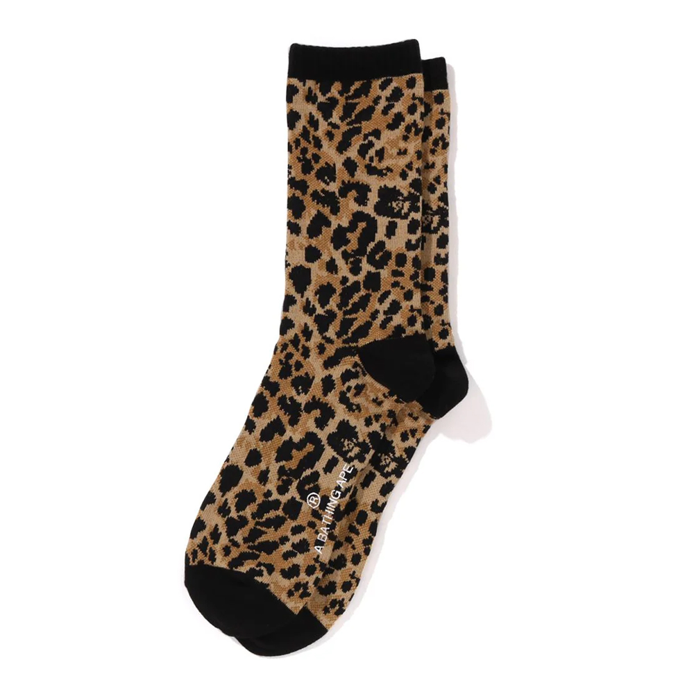 베이프 양말 WILD LEOPARD PATTERN SOCKS 1L80-184-006 - 메인 이미지