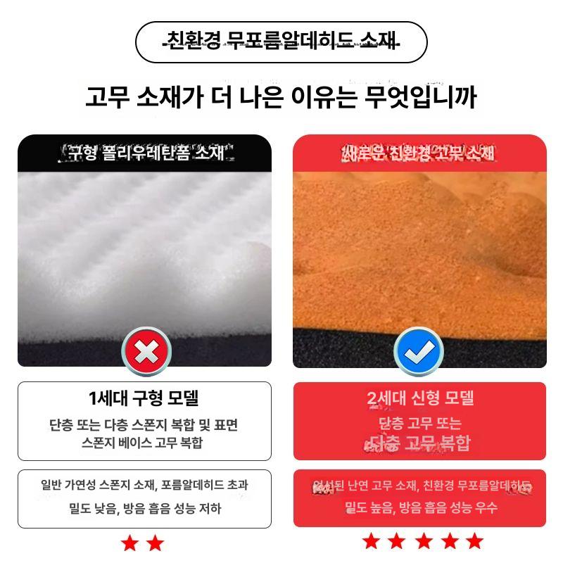 10m 접착식 차음재 방음부스 옥상 차음제 블랙 두께 고밀도 5cm 1평방미터 - 상세 이미지 5