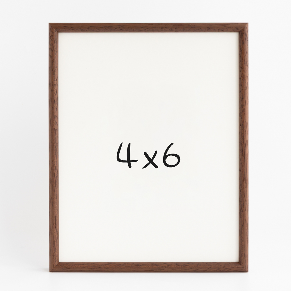 프리미엄 라운드 나무액자 사진액자 웨딩 포토테이블 사진인화 탁상 4x6 101x152mm, 샴페인 - 메인 이미지