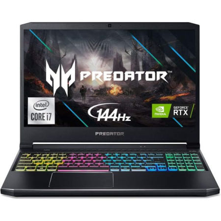 Acer [해외]Acer 프레데터 헬리오스 300 게이밍 노트북, 인텔 i7-10750H, 엔비디아 지포스 RTX 3060 노트북 GPU, 15.6인치 풀 HD 144Hz 3ms IPS 디