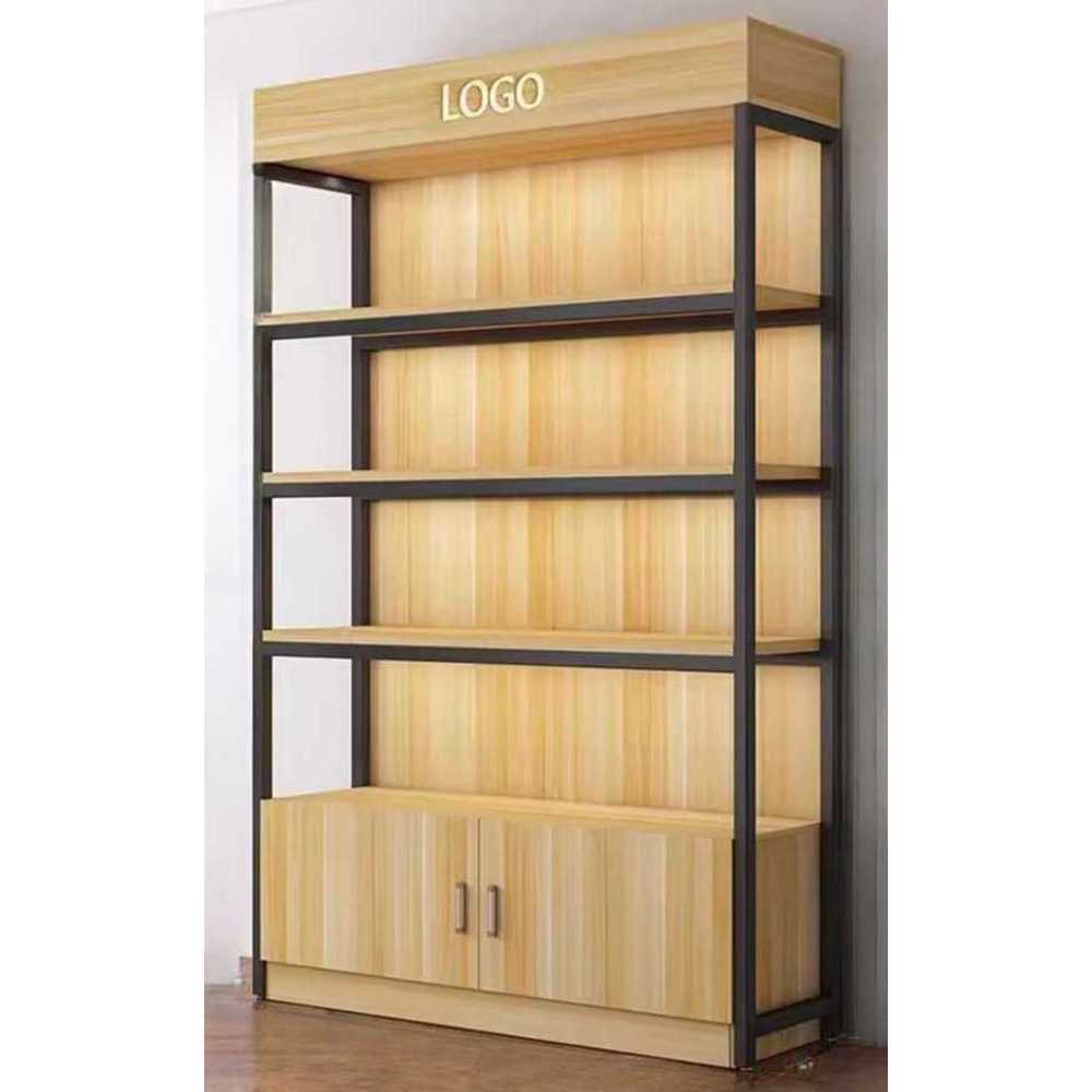 화장품 진열대 디스플레이 향수 뷰티샵 제품 피부샵 60x30x215cm 하단수납 - 상품 이미지