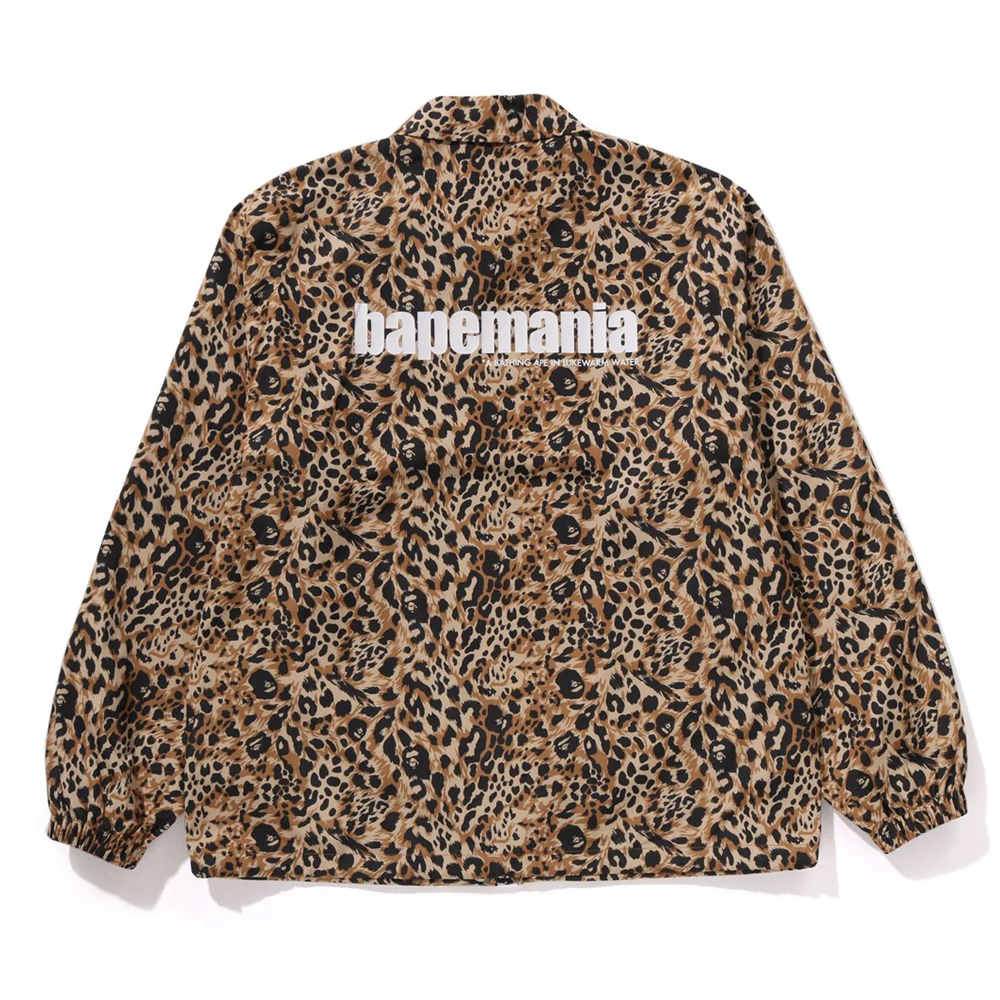 베이프 자켓 WILD LEOPARD PATTERN COACH JACKET 1L80-140-306 - 상세 이미지 3