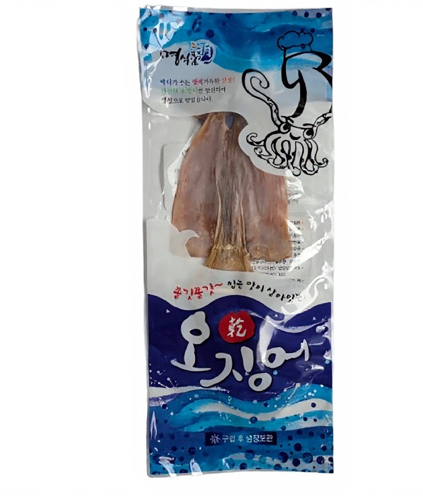명식품본사 마른오징어 중포장 [대] 한마리 70g, 2개