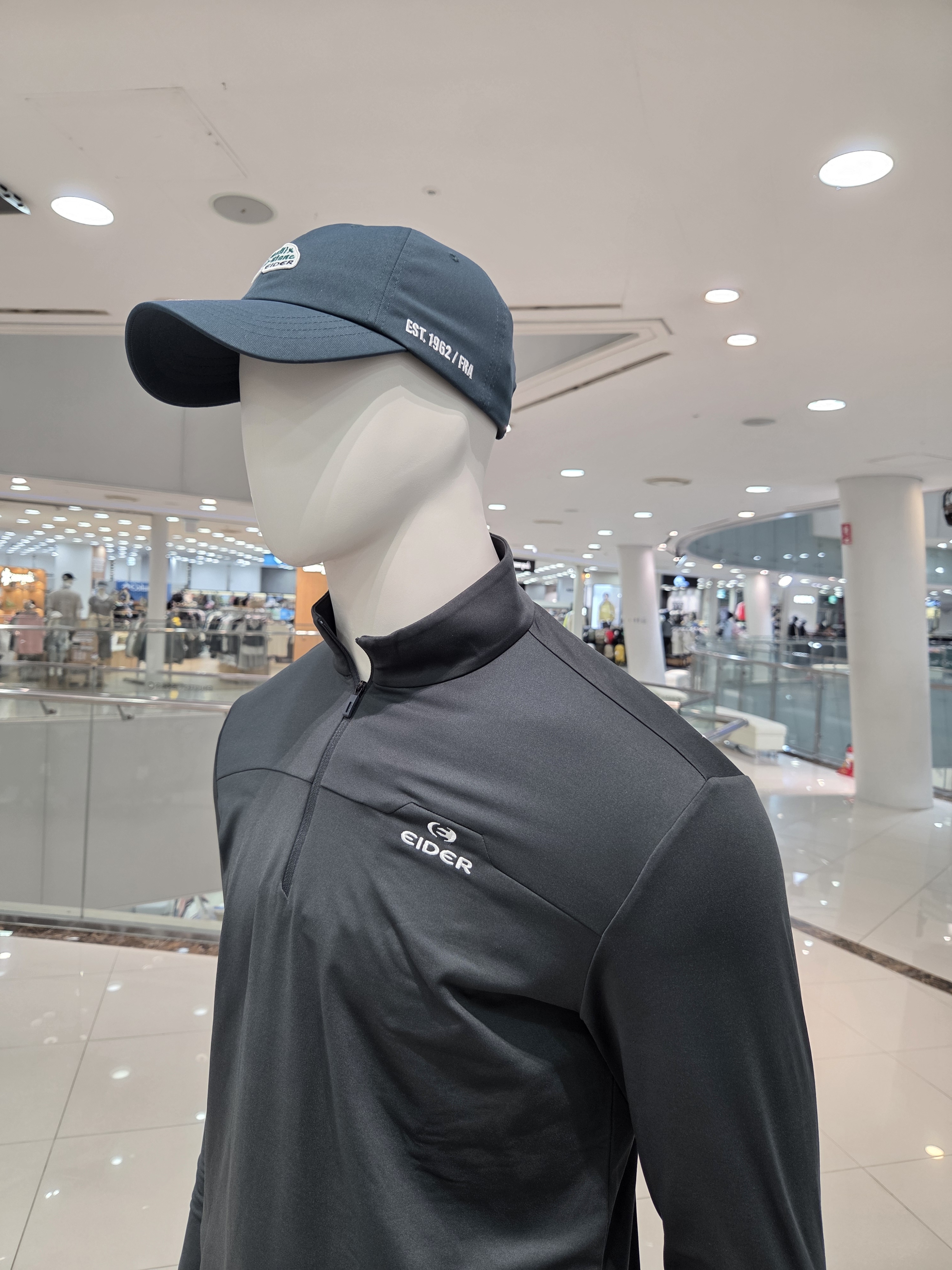 아이더 남성 가을 긴팔 짚업 티셔츠 베이직 MU24203 - 상세 이미지 5