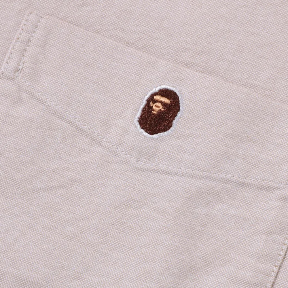 베이프 셔츠 ONE POINT OXFORD LS SHIRT 1L80-131-002 - 상세 이미지 4