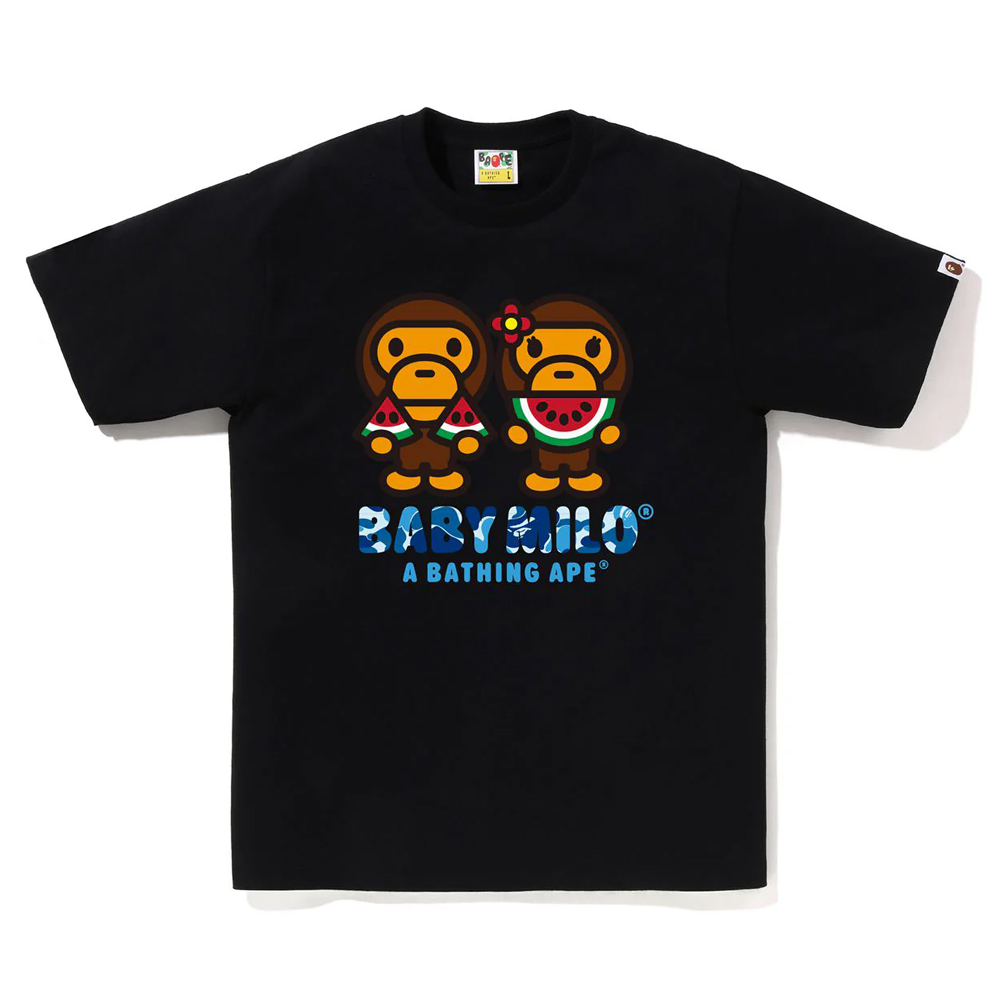 베이프 반팔티 ABC CAMO BABY MILO WATER MELON SUMMER TEE 2L72-110-008 - 메인 이미지