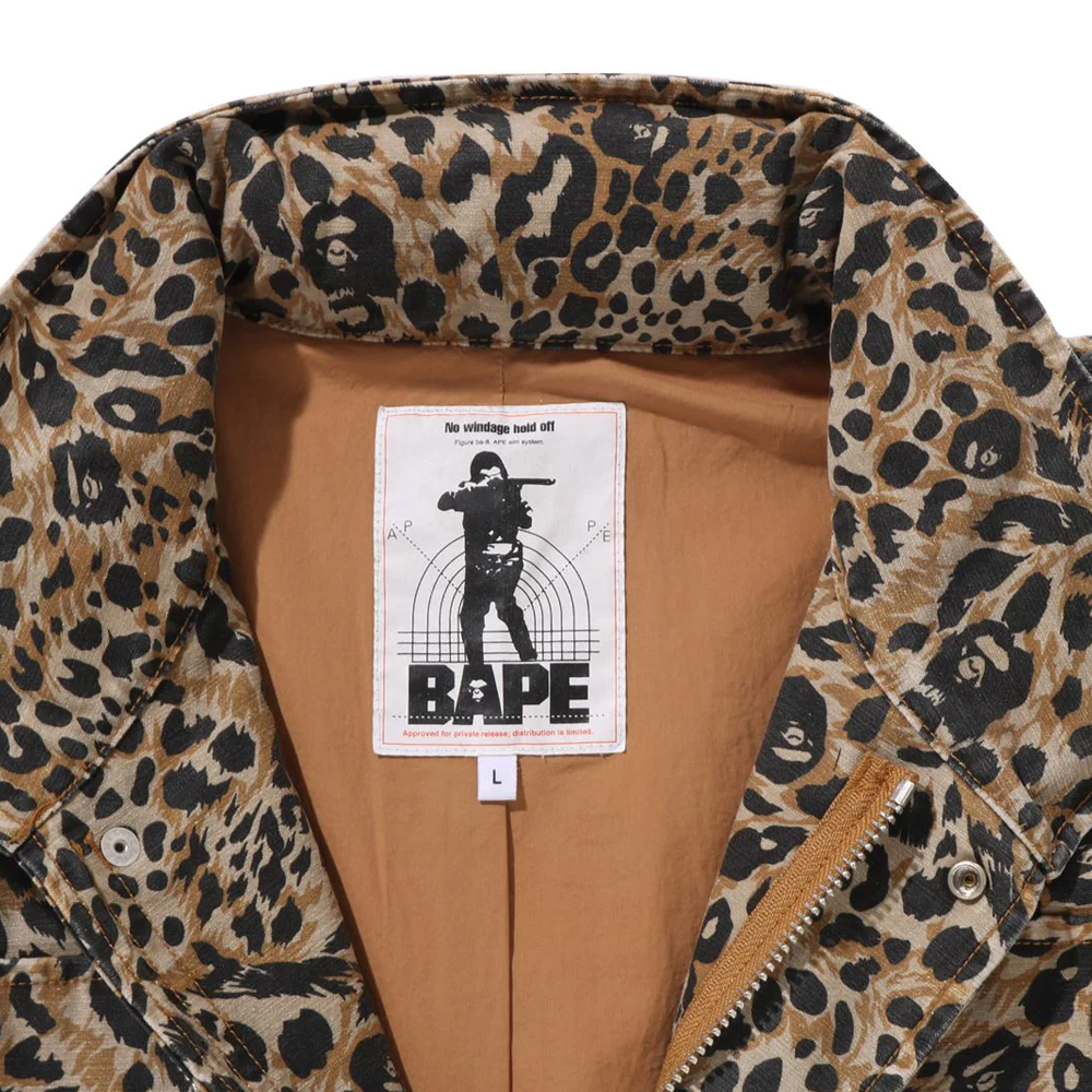 베이프 자켓 WILD LEOPARD PATTERN M-65 JACKET 1L80-140-315 - 상세 이미지 4