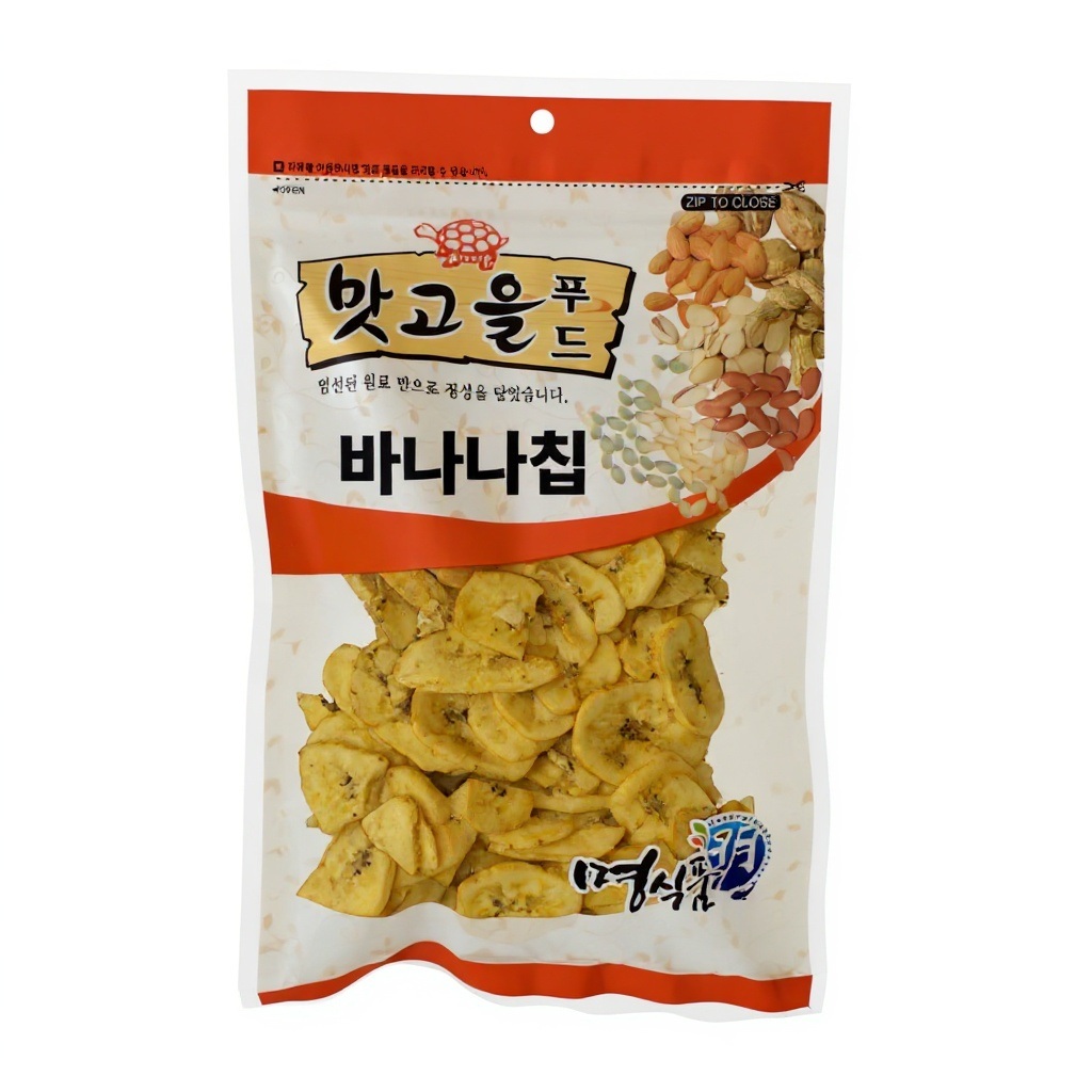 명식품본사 바나나칩 대포장 건과일 바삭하고 고소한 에너지원 영양간식 1kg, 1개 - 상품 이미지