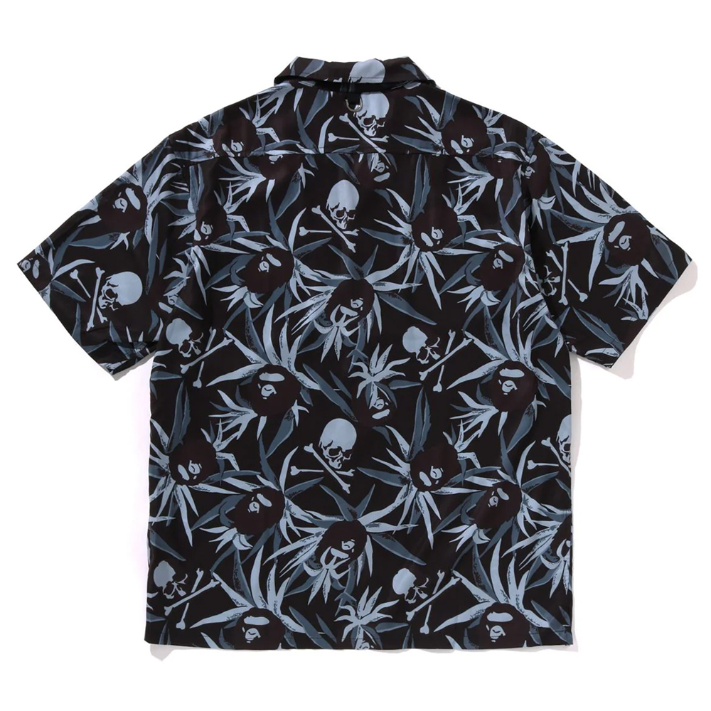 베이프 X MMJ 반팔셔츠 TROPICAL SKULL CAMO OPEN COLLAR SS SHIRTS 16TH 1L23-132-901 - 상세 이미지 2