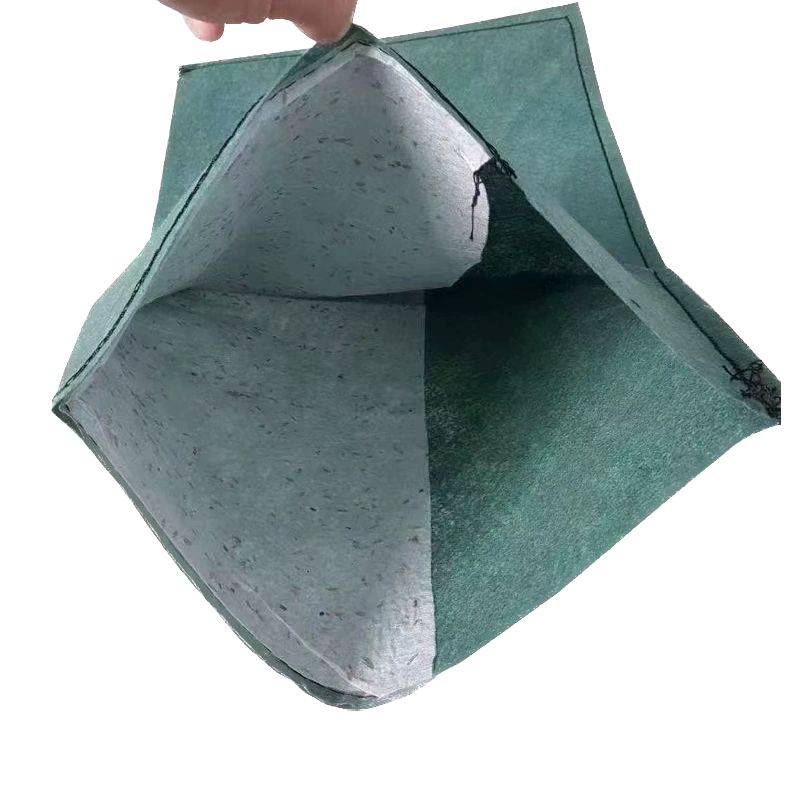 식생토낭 식생마대 포대 제방 마대 수해 모래 야외 두꺼운 그린 에코백 60cmx40CM - 상품 이미지