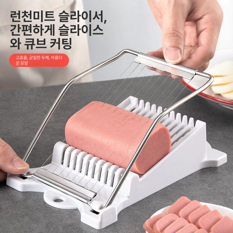 버터 커팅기 햄 절단기 가정용 컷팅기 채칼 커터기 화이트 - 상세 이미지 2