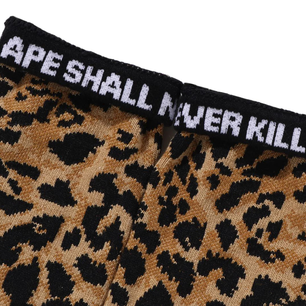 베이프 양말 WILD LEOPARD PATTERN SOCKS 1L80-184-006 - 상세 이미지 2