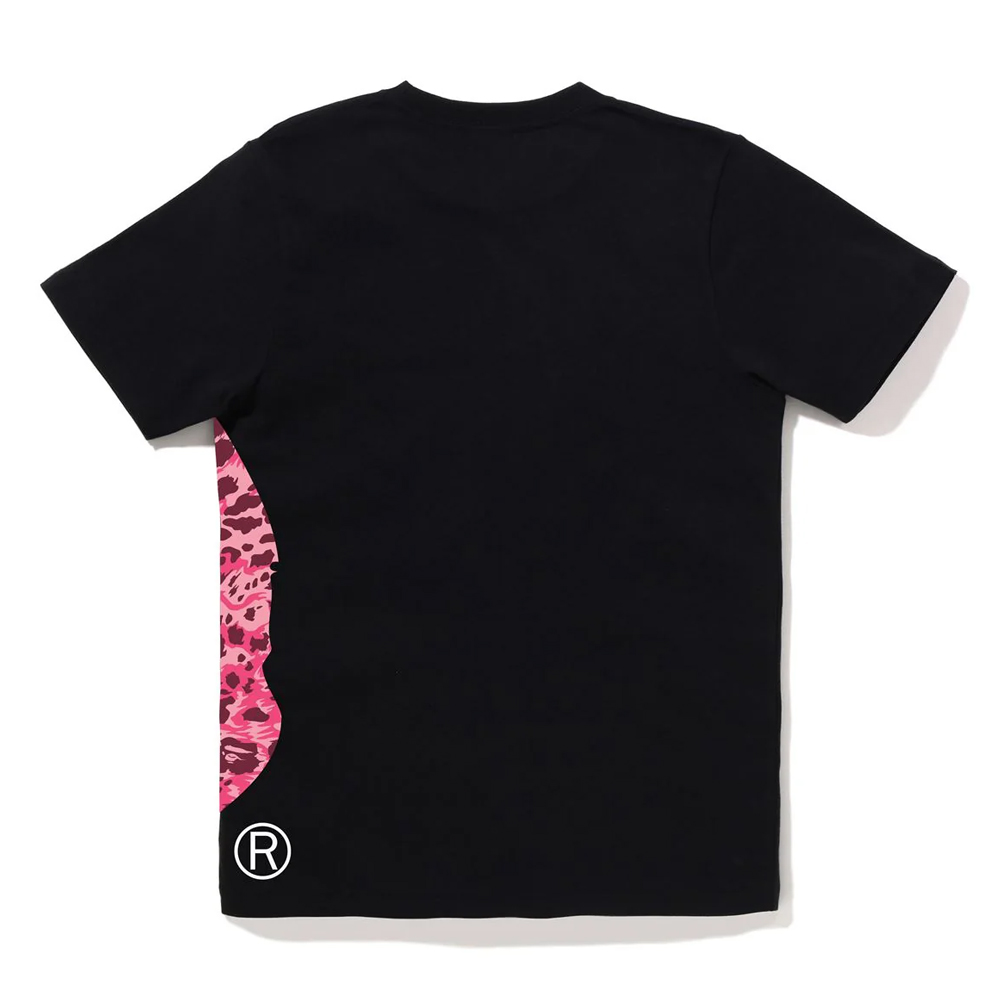 베이프 우먼즈 반팔티 WILD LEOPARD PATTERN SIDE BIG APE HEAD TEE 1L80-210-065 - 상세 이미지 4