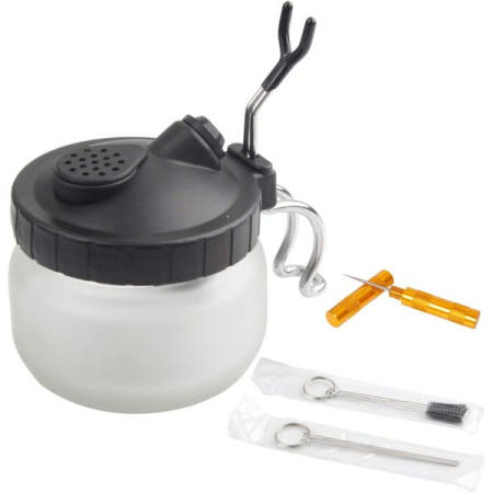 [해외]에어브러시 클리닝 키트, BD-778 포트, 브러시 5개, 픽 필터 3개, 바늘용 세척 바늘 1개, 노즐