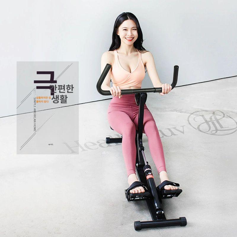 로잉머신 크로스핏 홈트 노젓기 에르그 근력 전신 접이식 운동기구 로잉 블랙 12단 조절 가능 - 상세 이미지 4