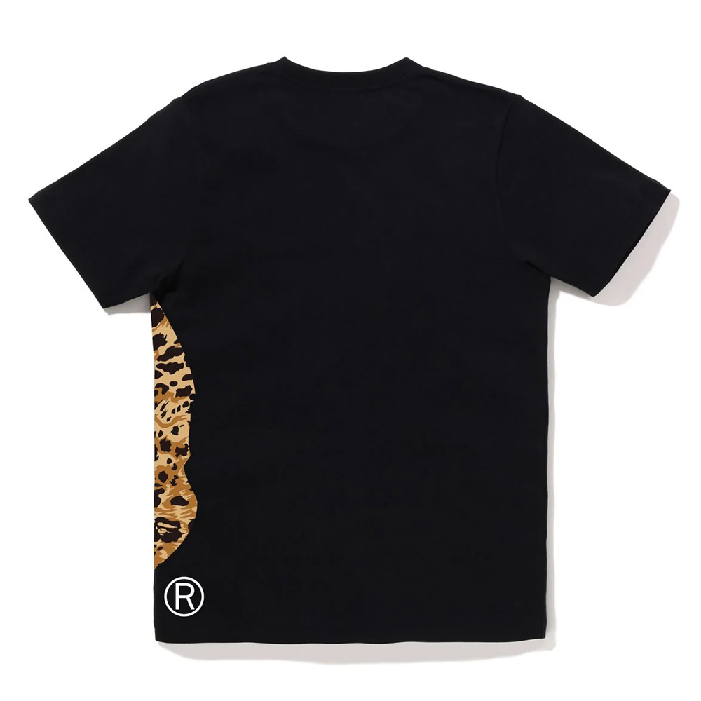 베이프 우먼즈 반팔티 WILD LEOPARD PATTERN SIDE BIG APE HEAD TEE 1L80-210-065 - 상세 이미지 2