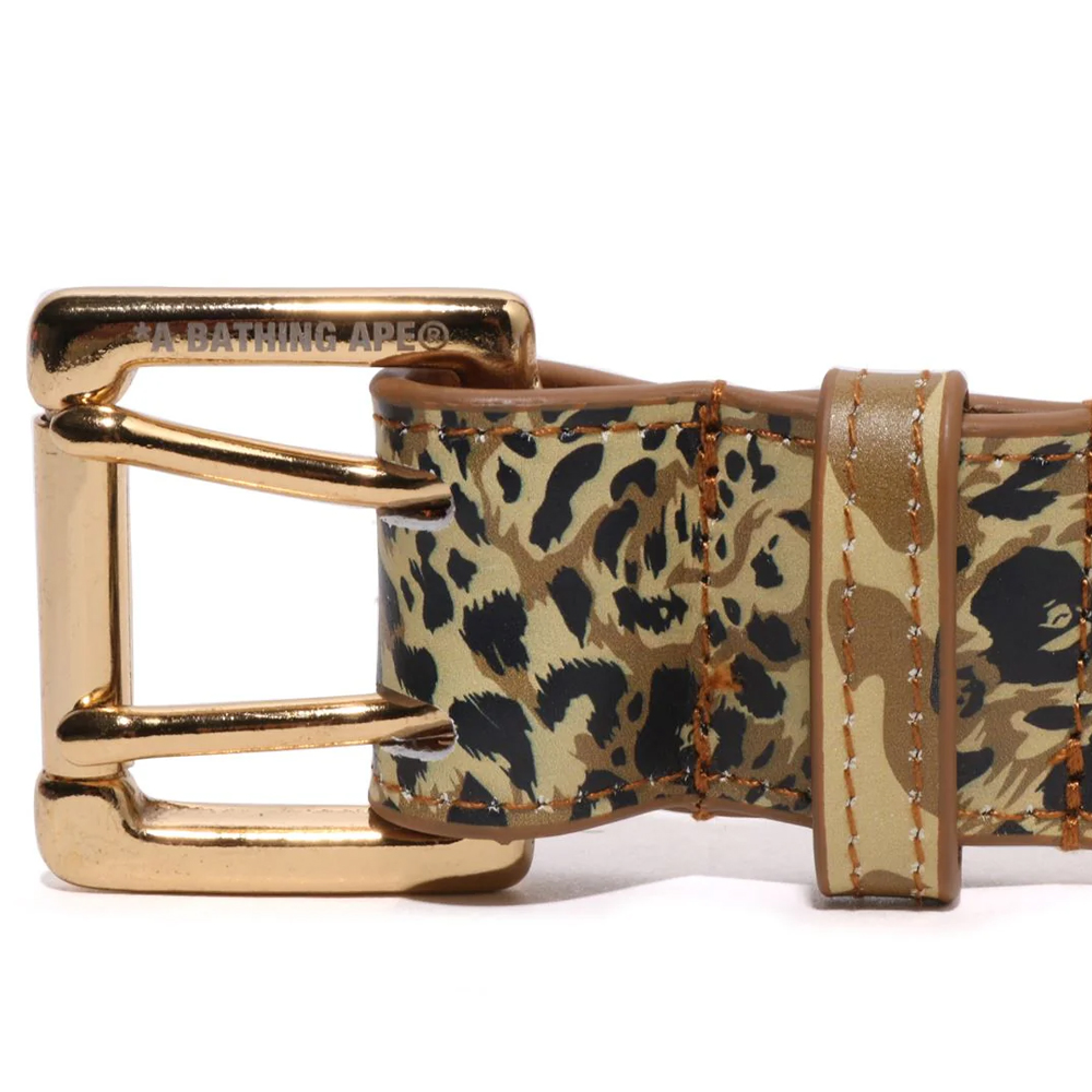 베이프 벨트 WILD LEOPARD PATTERN LEATHER BELT 1L80-188-001 - 상세 이미지 5