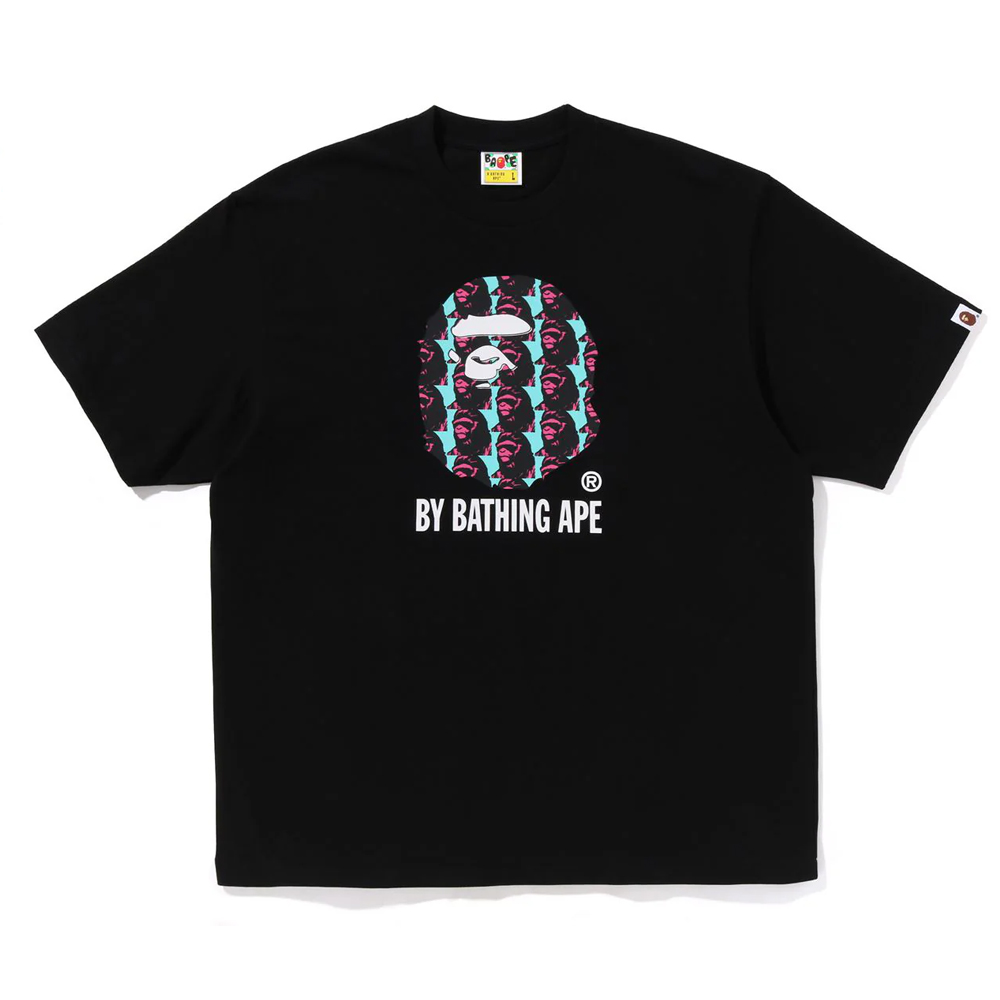 베이프 반팔티 APE HEAD PATTERN BY BATHING APE RELAXED FIT TEE 1L80-110-309 - 메인 이미지