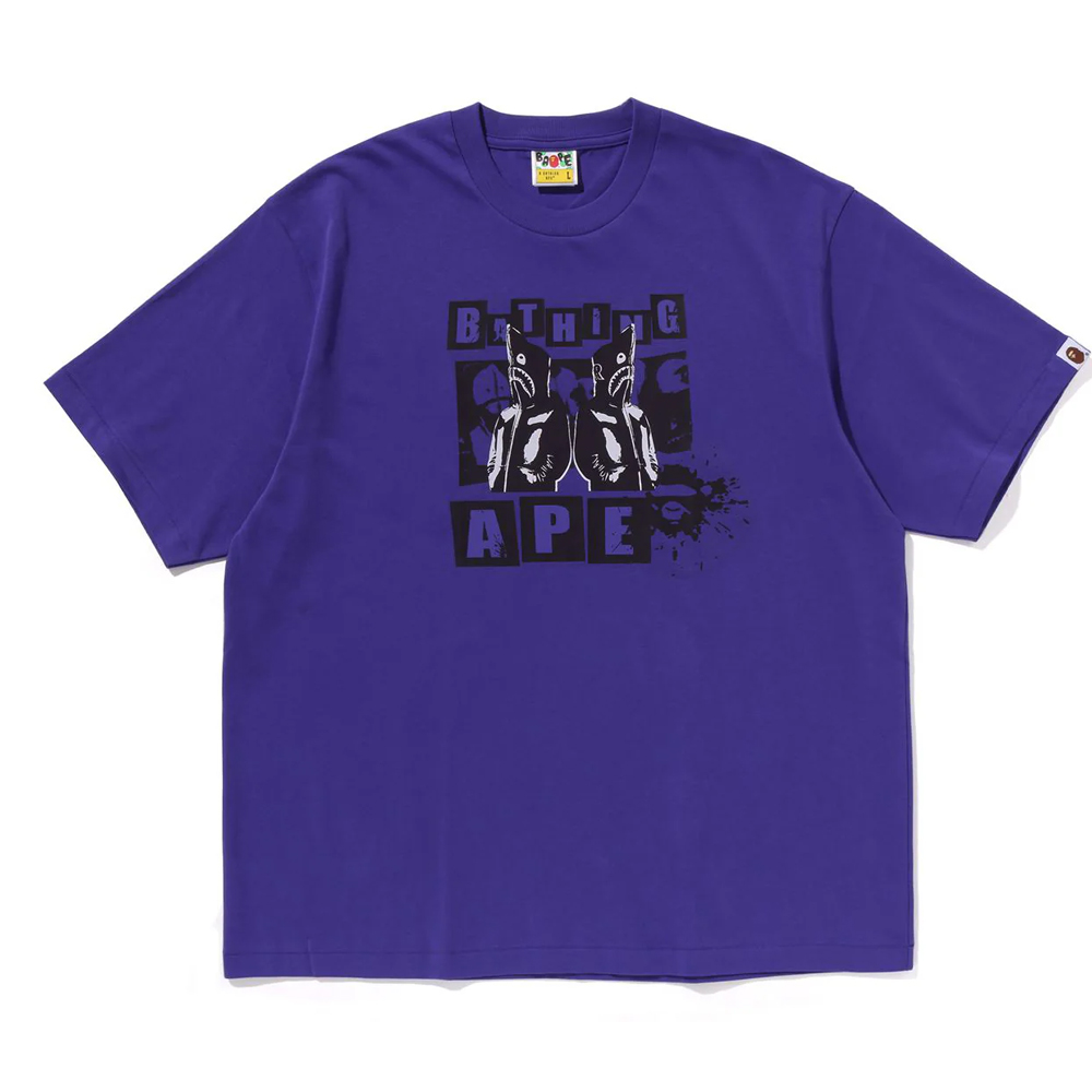 베이프 반팔티 GRAFFITI BAPE LOGO RELAXED FIT TEE 2 1L80-110-342 - 상세 이미지 3