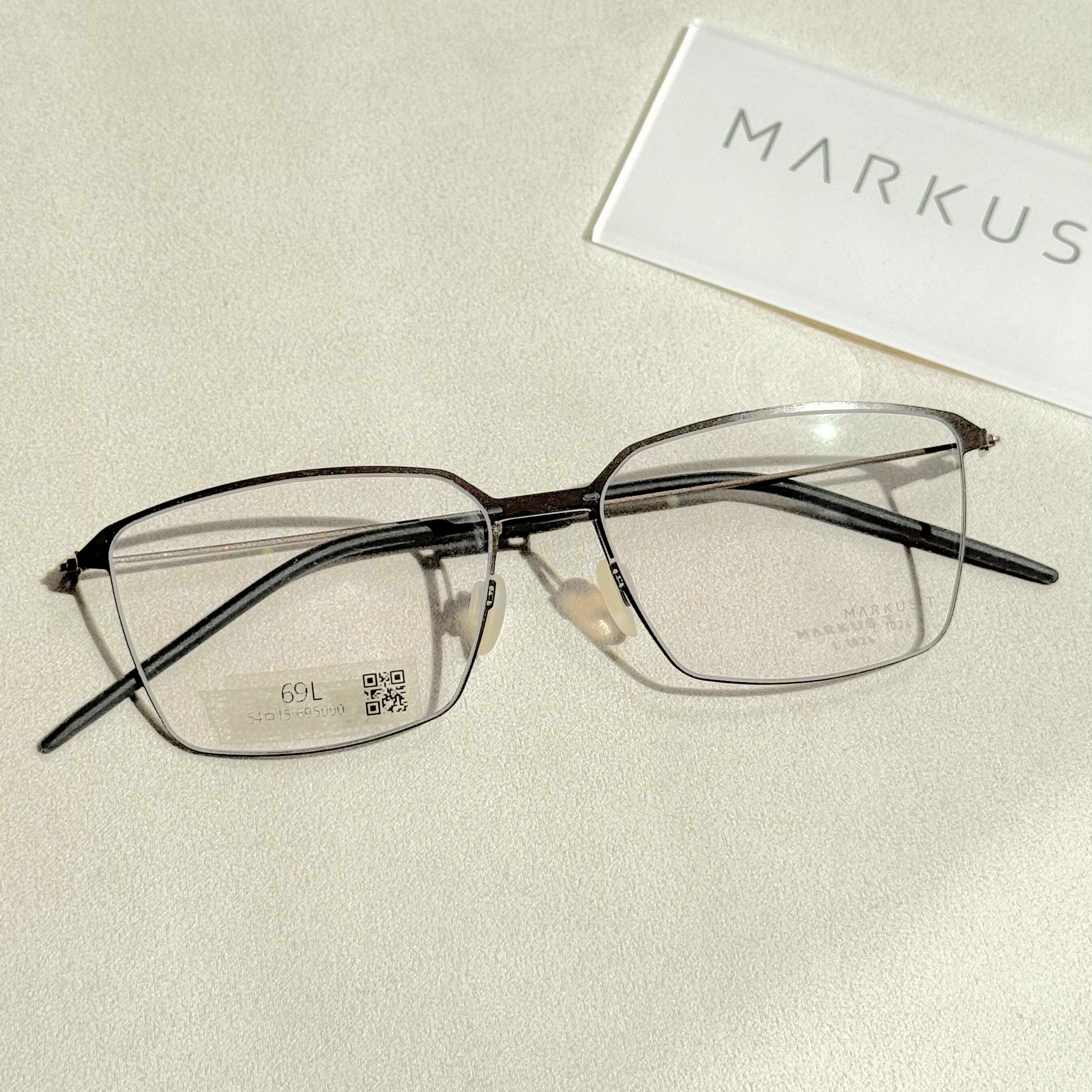 MARKUST 마르쿠스티 L1 024 독일 명품 이종석 초경량 스퀘어 티타늄 마커스티 안경 - 상품 이미지
