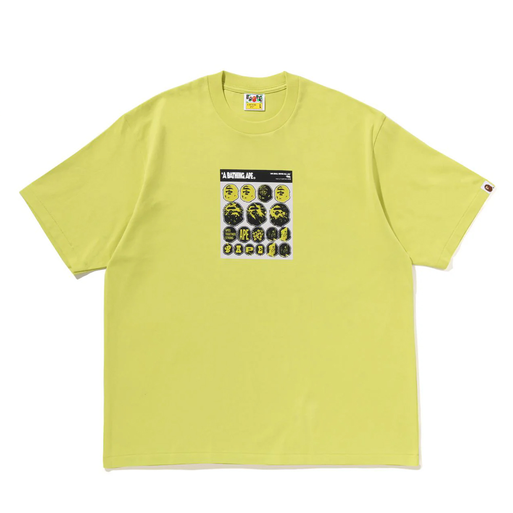 베이프 반팔티 STICKER GRAPHIC RELAXED FIT TEE 1L80-110-319 - 상세 이미지 2
