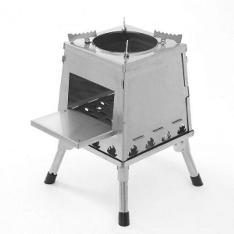 접이식 화목난로 (26x34cm) 불멍 캠핑 바베큐 그릴 화로대