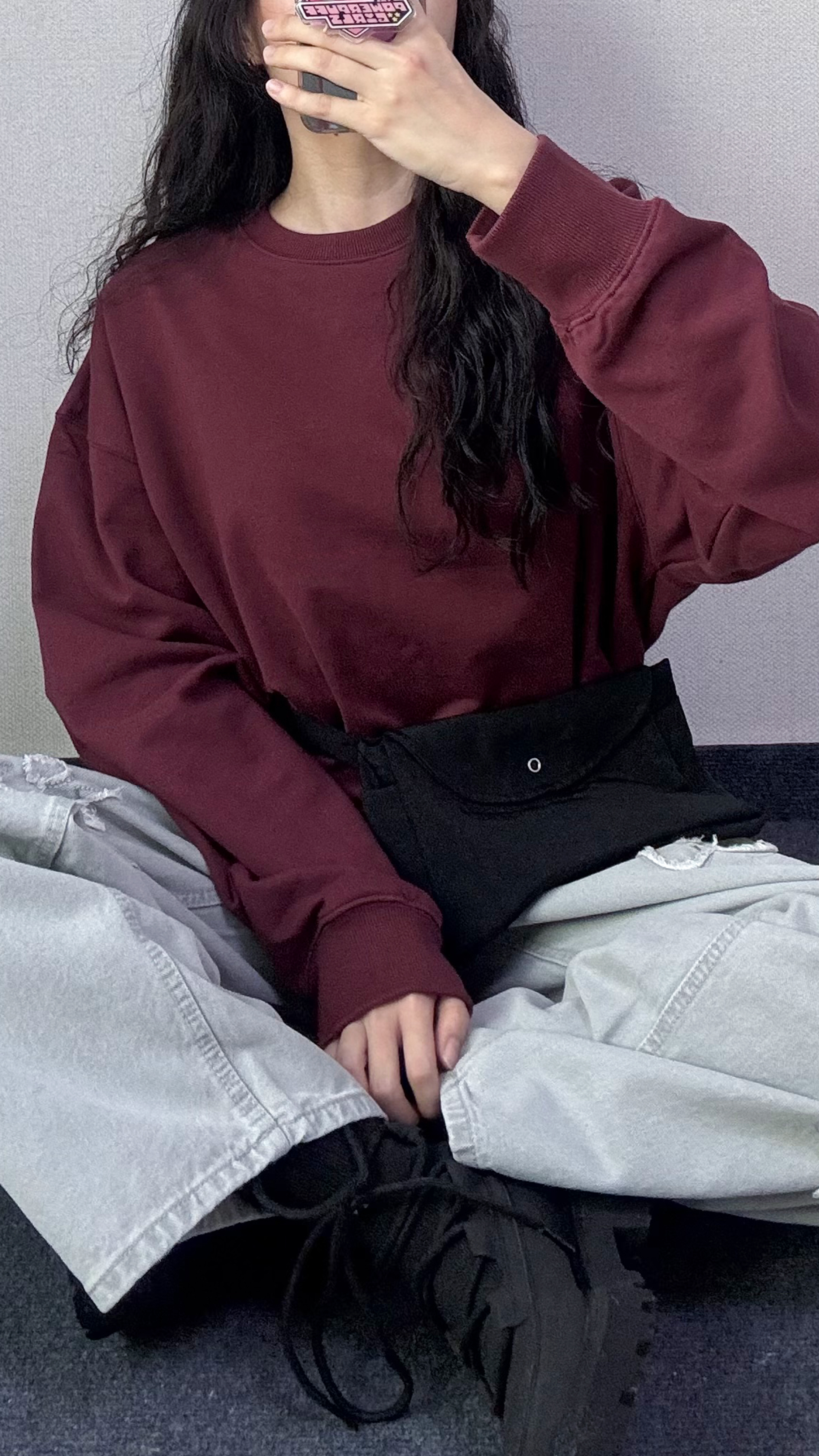 페이 플라워 워싱 데님 팬츠 [3Size] - 상세 이미지 5