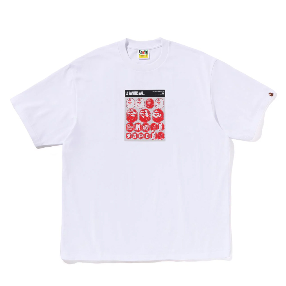 베이프 반팔티 STICKER GRAPHIC RELAXED FIT TEE 1L80-110-319 - 상세 이미지 3