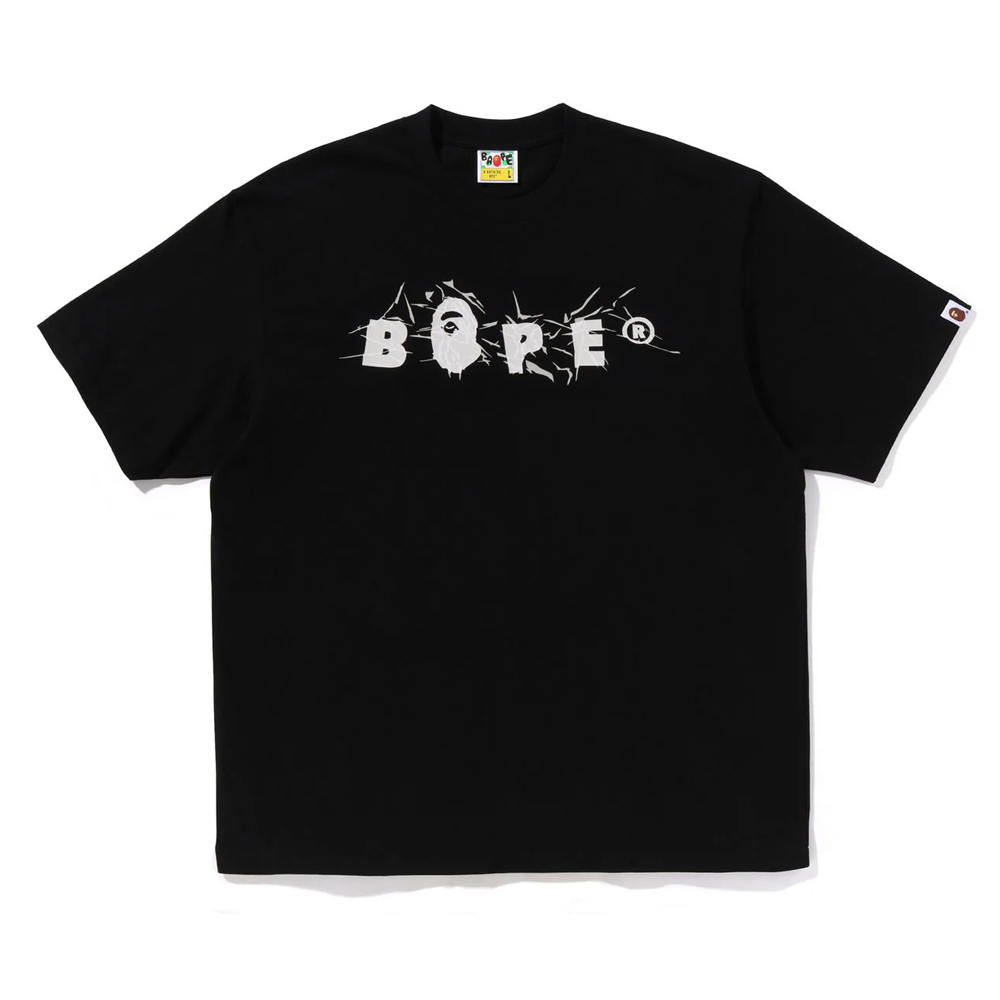 베이프 반팔티 WRINKLE LOGO RELAXED FIT TEE 1L80-110-324 - 상품 이미지