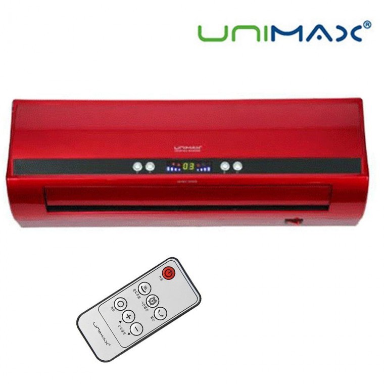 유니맥스 리모컨 벽걸이 세라믹 온풍기 히터 전기 무설치