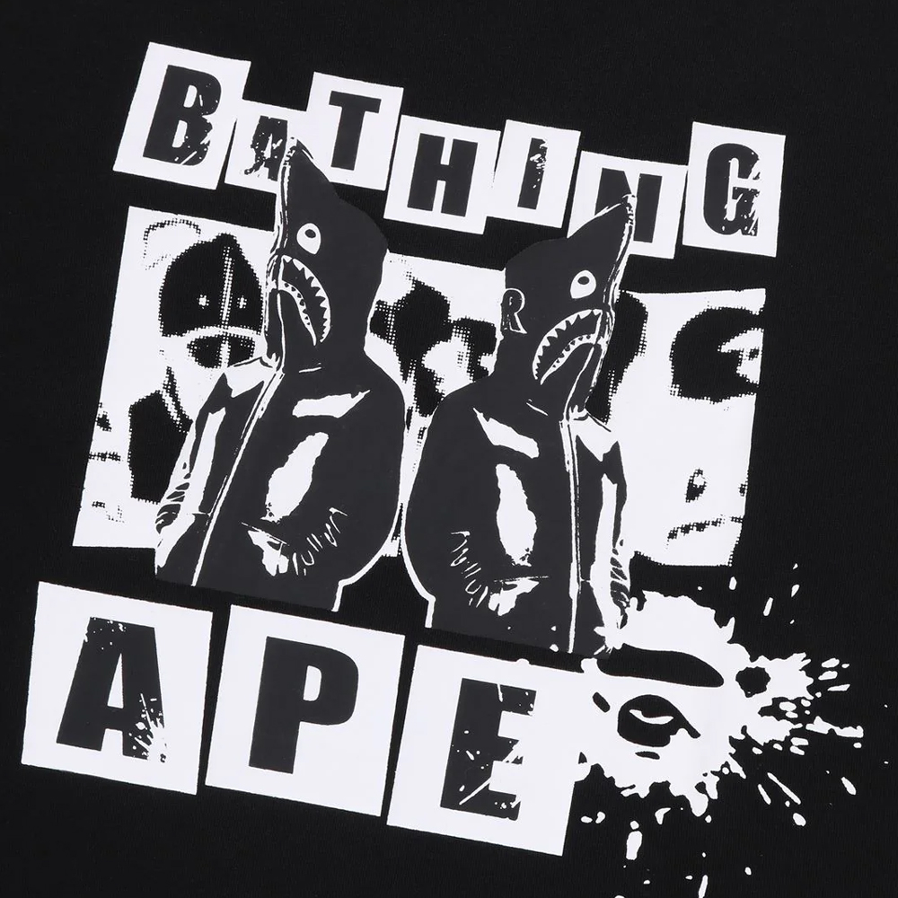 베이프 반팔티 GRAFFITI BAPE LOGO RELAXED FIT TEE 2 1L80-110-342 - 상세 이미지 4