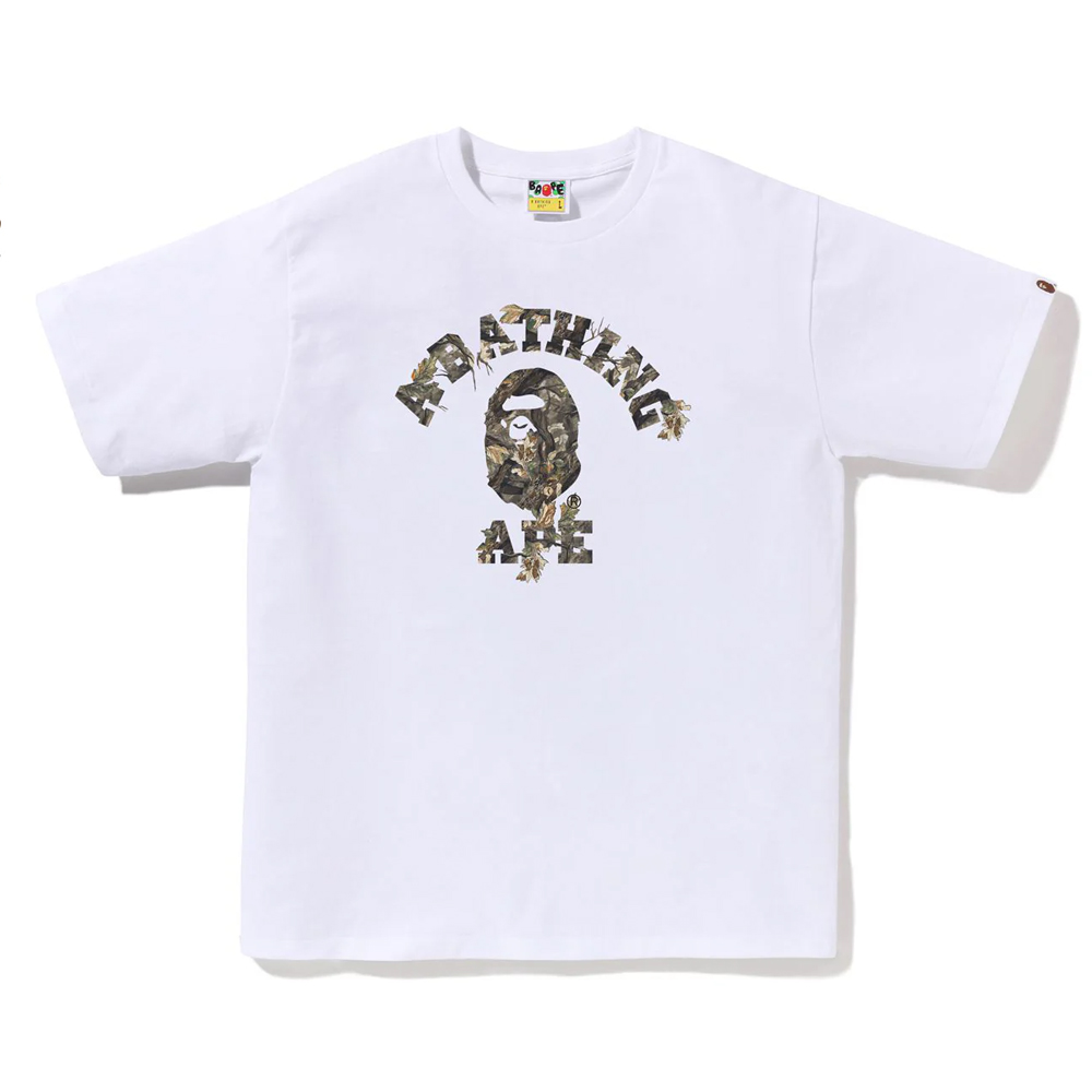 베이프 반팔티 TREE EDGE CAMO COLLEGE TEE 1L80-110-030 - 상세 이미지 3