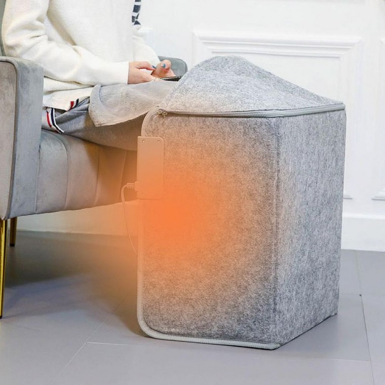 KC인증 접이식 발난로 4면 책상밑 난로 히터 온열패드 무릎난로 종아리난로