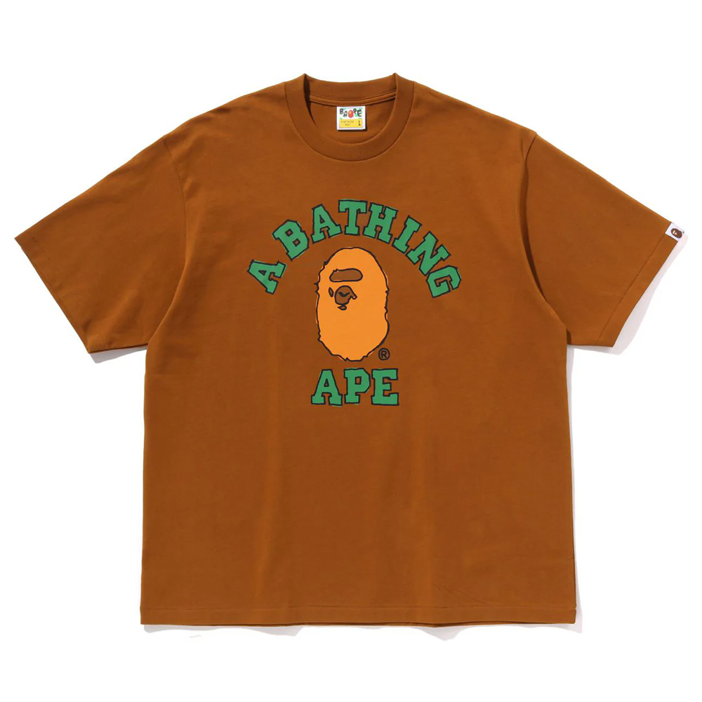 베이프 반팔티 HAND DRAWN COLLEGE RELAXED FIT TEE 1L80-110-329 - 메인 이미지