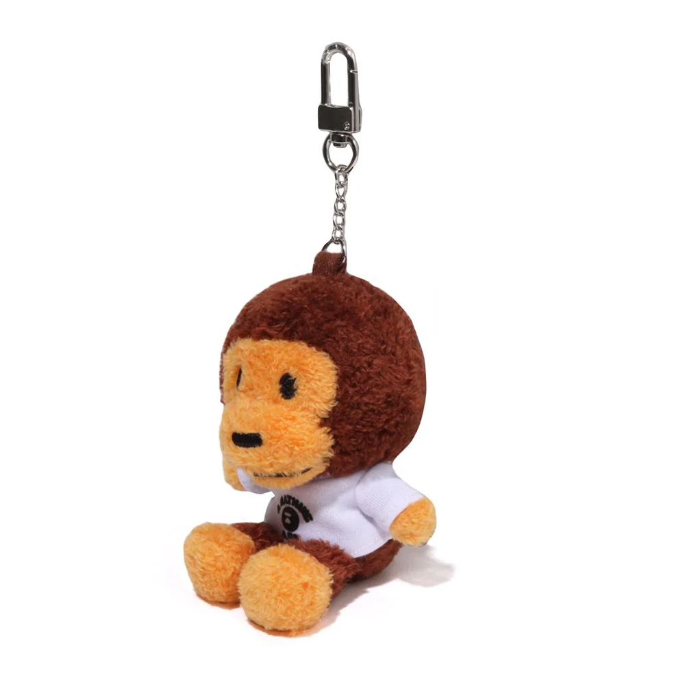 베이프 키체인 BABY MILO COLLEGE TEE PLUSH DOLL KEY CHAIN 2L80-282-006 - 상세 이미지 2