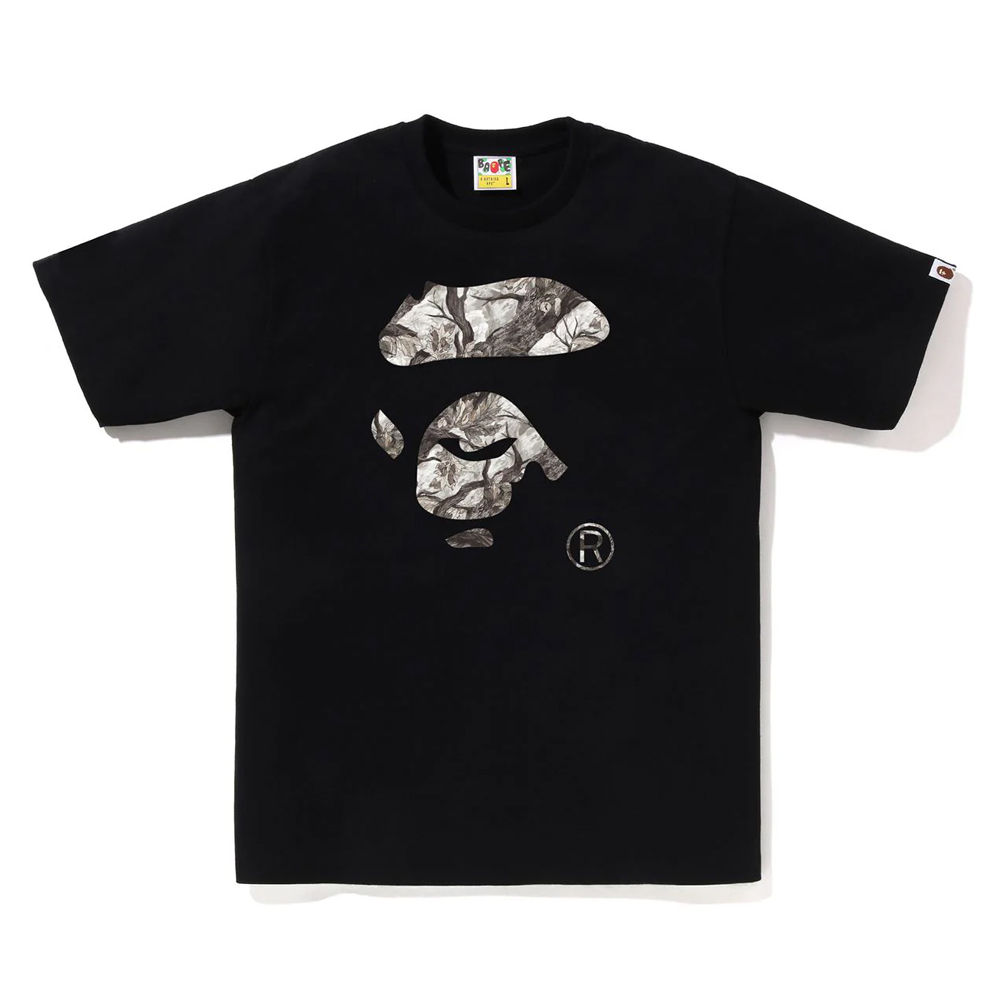 베이프 반팔티 TREE EDGE CAMO APE FACE TEE 1L80-110-032 - 상세 이미지 2