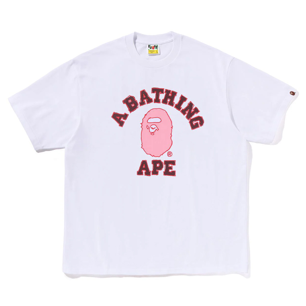 베이프 반팔티 HAND DRAWN COLLEGE RELAXED FIT TEE 1L80-110-329 - 상세 이미지 3