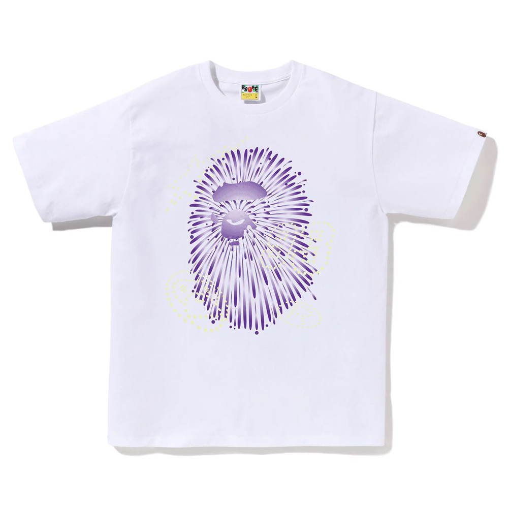 베이프 반팔티 FIREWORK APE HEAD TEE 1 1L72-110-024 - 상세 이미지 2