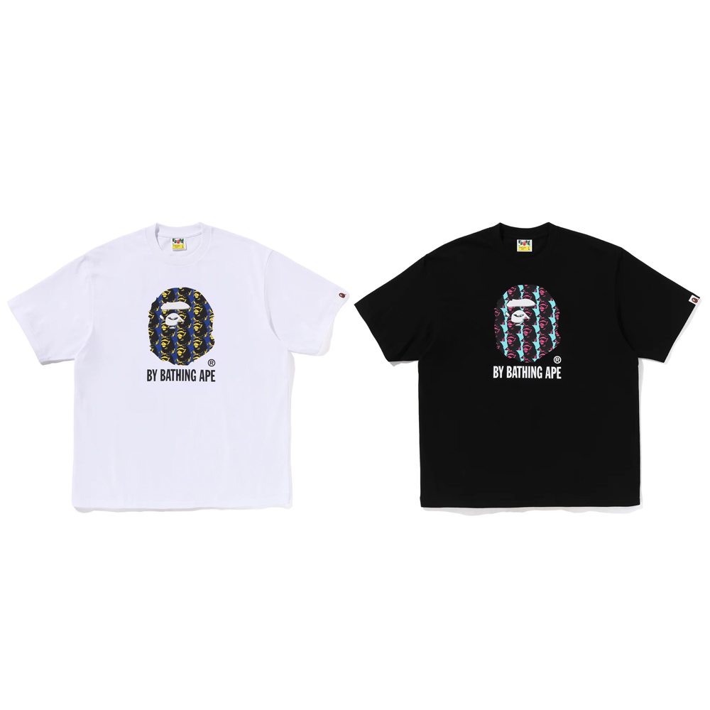 베이프 반팔티 APE HEAD PATTERN BY BATHING APE RELAXED FIT TEE 1L80-110-309 - 상세 이미지 5