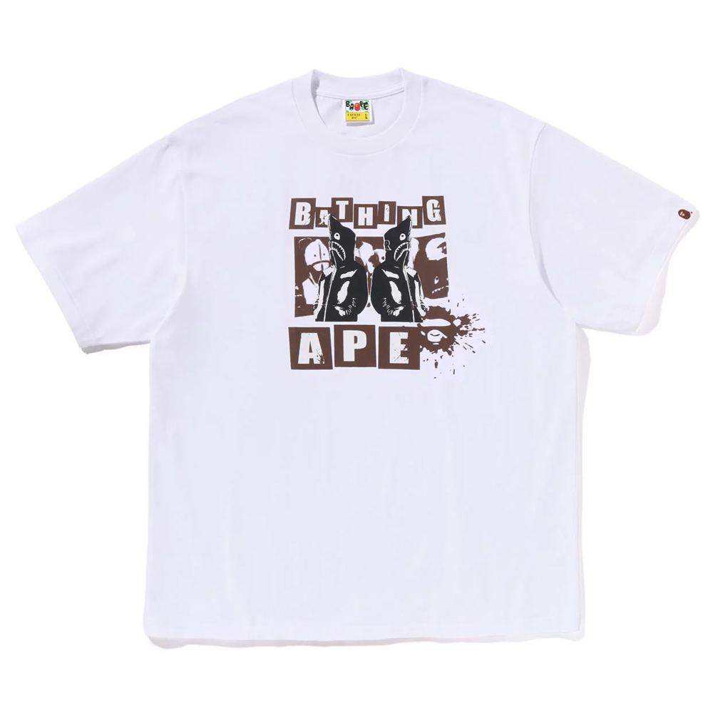 베이프 반팔티 GRAFFITI BAPE LOGO RELAXED FIT TEE 2 1L80-110-342 - 상세 이미지 2