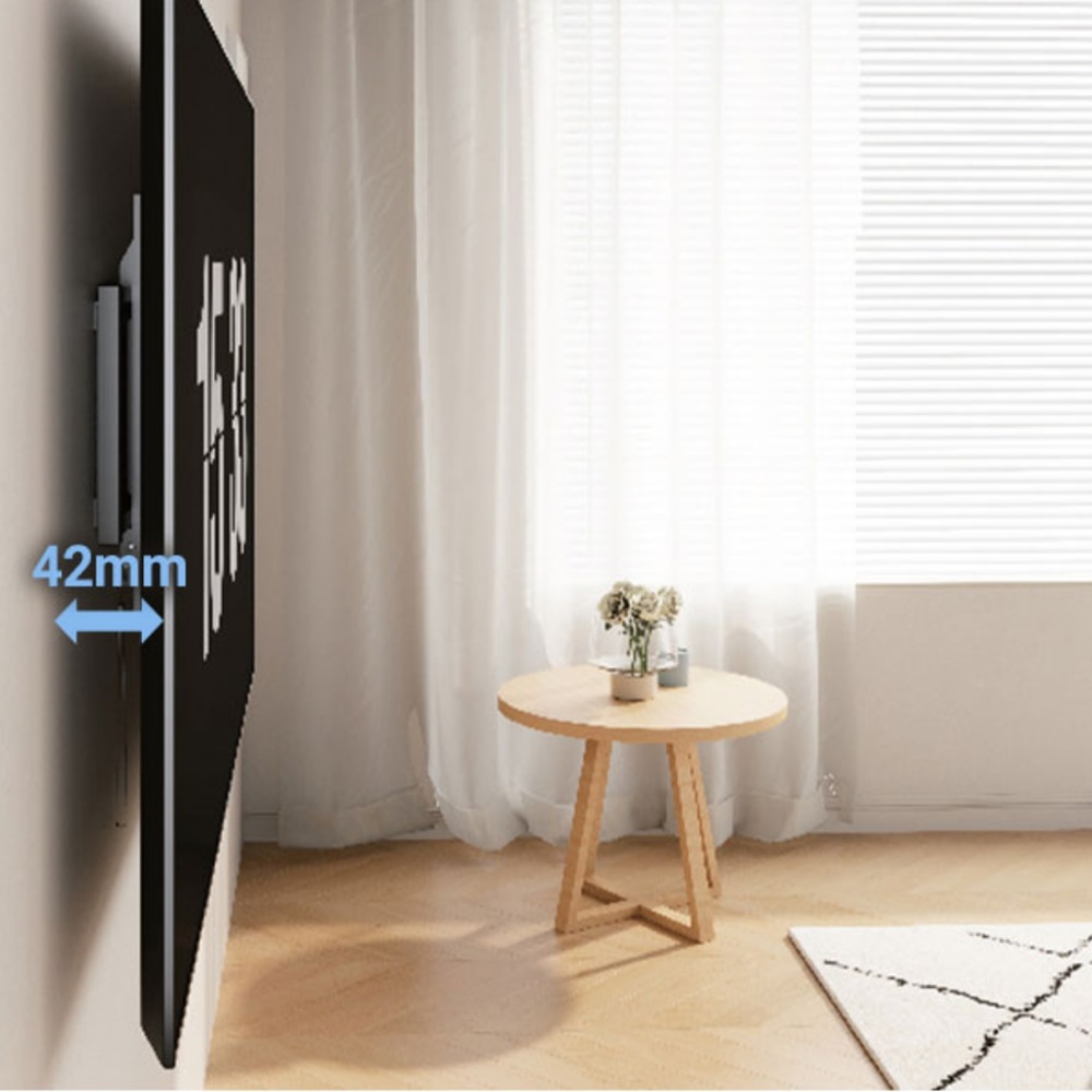 슬림형 특대형 대형 고중량 TV 벽걸이 브라켓 254cm (100인치) - 상세 이미지 2