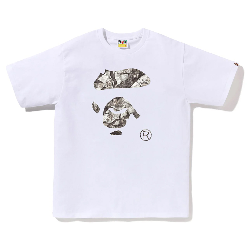 베이프 반팔티 TREE EDGE CAMO APE FACE TEE 1L80-110-032 - 상세 이미지 4
