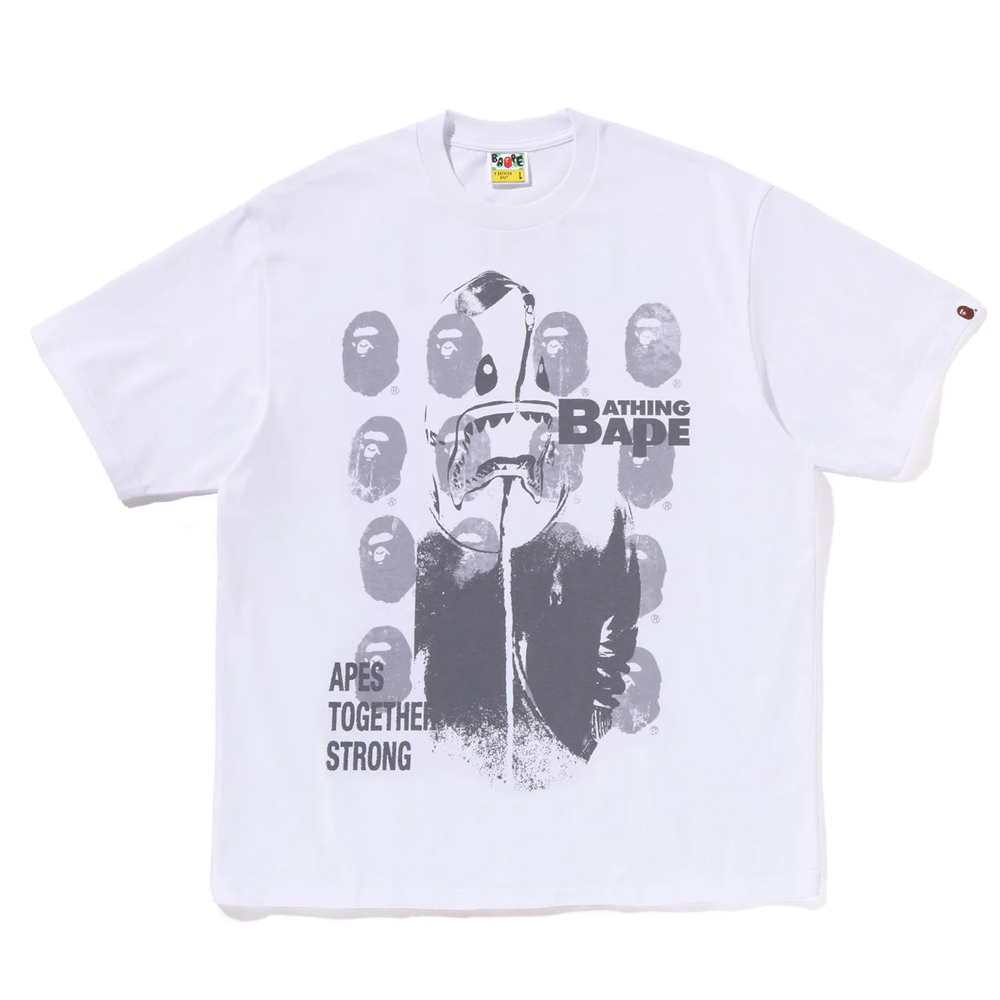 베이프 반팔티 SPRAY PRINT MULTI LOGO RELAXED FIT TEE 1L80-110-343 - 상세 이미지 3