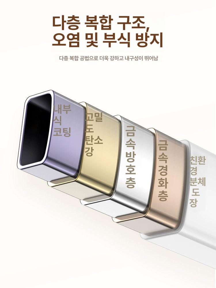 휴대용 접이식 사다리 실내 작업용 이동식 사무실 말비계 스타일리시 플래그십 4단 아이보리 전체 다기능 접이식 사다리 - 상세 이미지 5